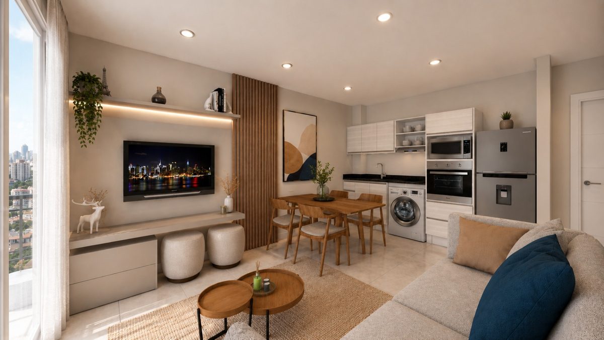 Salon Kalypso — vue ville